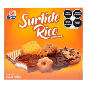 GALLETAS SURTIDO RICO 436 GRS.