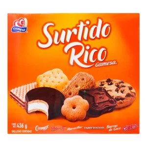 GALLETA SURTIDO RICO GAMESA 424G (CAJA)