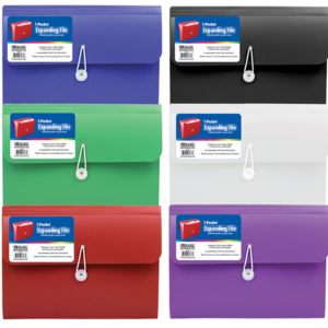 ACORDEON DE PLASTICO T/CARTA 7 DIVISIONES