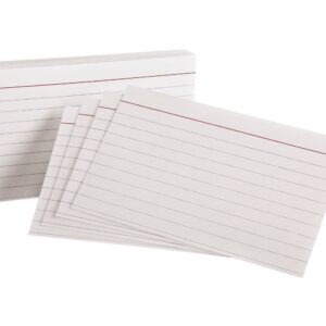 TARJETA INDEX 3X5 RAYADA