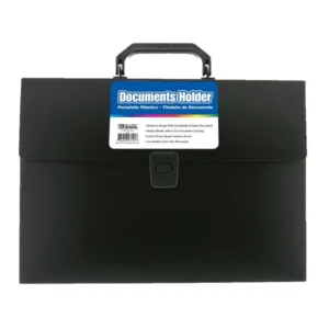 SOBRE DE PLASTICO P/ ARCHIVO NEGRO 1 PZA