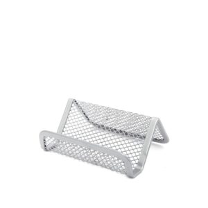 TARJETERO DE ALAMBRE P/ESCRITORIO PLATA