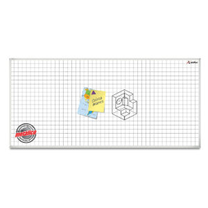 PIZARRON BLANCO MAGNETICO 120X 240 CUADRICULADO