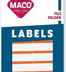 ETIQUETA P/FOLDER NARANJA