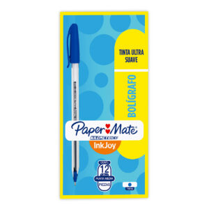 PLUMA PAPER MATE KILOMETRICO AZUL C/12