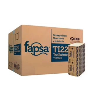 TOALLA INTERDOBLADA BLANCA C/16