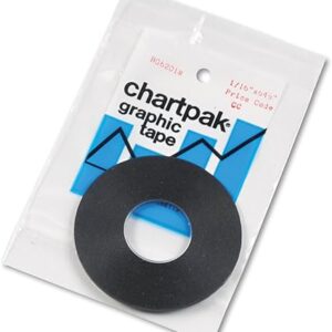 TAPE GRAFICO 1/16 X 648 NEGRO (135)