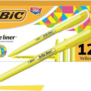 MARCADOR BIC BRITELINER AMARILLO FL.