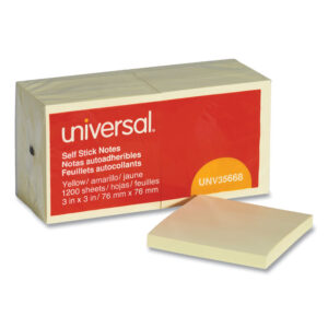 BLOCK POST IT 3X3 HIGHLAND/UNIVERSAL/BSN PZA