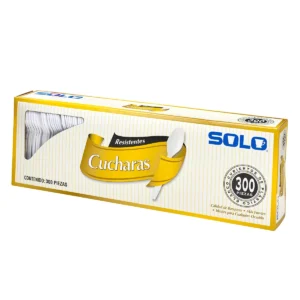 CUCHARAS DE PLASTICO SOLO C/300