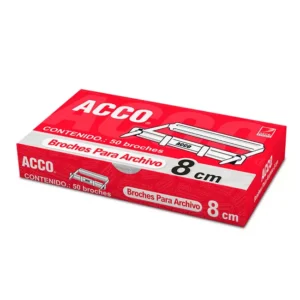 BROCHE ACCO 8 CM C/50