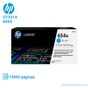 TONER HP 654A CYAN