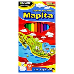 COLORES DE MADERA MAPITA C/12 LARGOS
