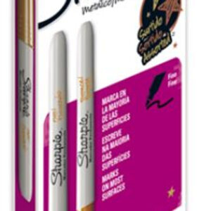 MARCADOR SHARPIE P.FINO ORO-COBRE C/6