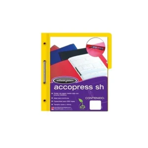 FOLDER ACCOPRESS T/CARTA AMARILLO
