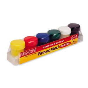 TEMPERA ESCOLAR ESTUCHE C/6