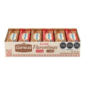 FLORENTINAS GAMESA SURTIDAS CON 12 PIEZAS