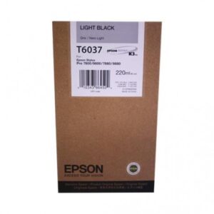TINTA EPSON T6037 LIGHT BLACK *SP*