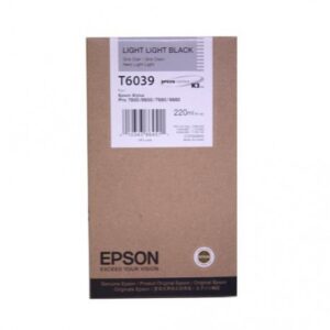 TINTA EPSON T6039 LIGHT BLK