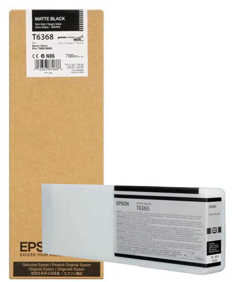 TINTA EPSON T6368 MATTE BLK