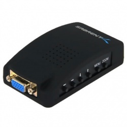 ADAPTADOR VGA HEMBRA RCA/S-VIDEO HEMBRA NEGRO
