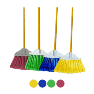 ESCOBA TIPO ABANICO C/ MANGO DE MADERA