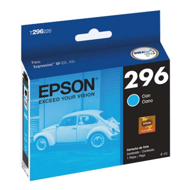 TINTA EPSON 296 CYAN
