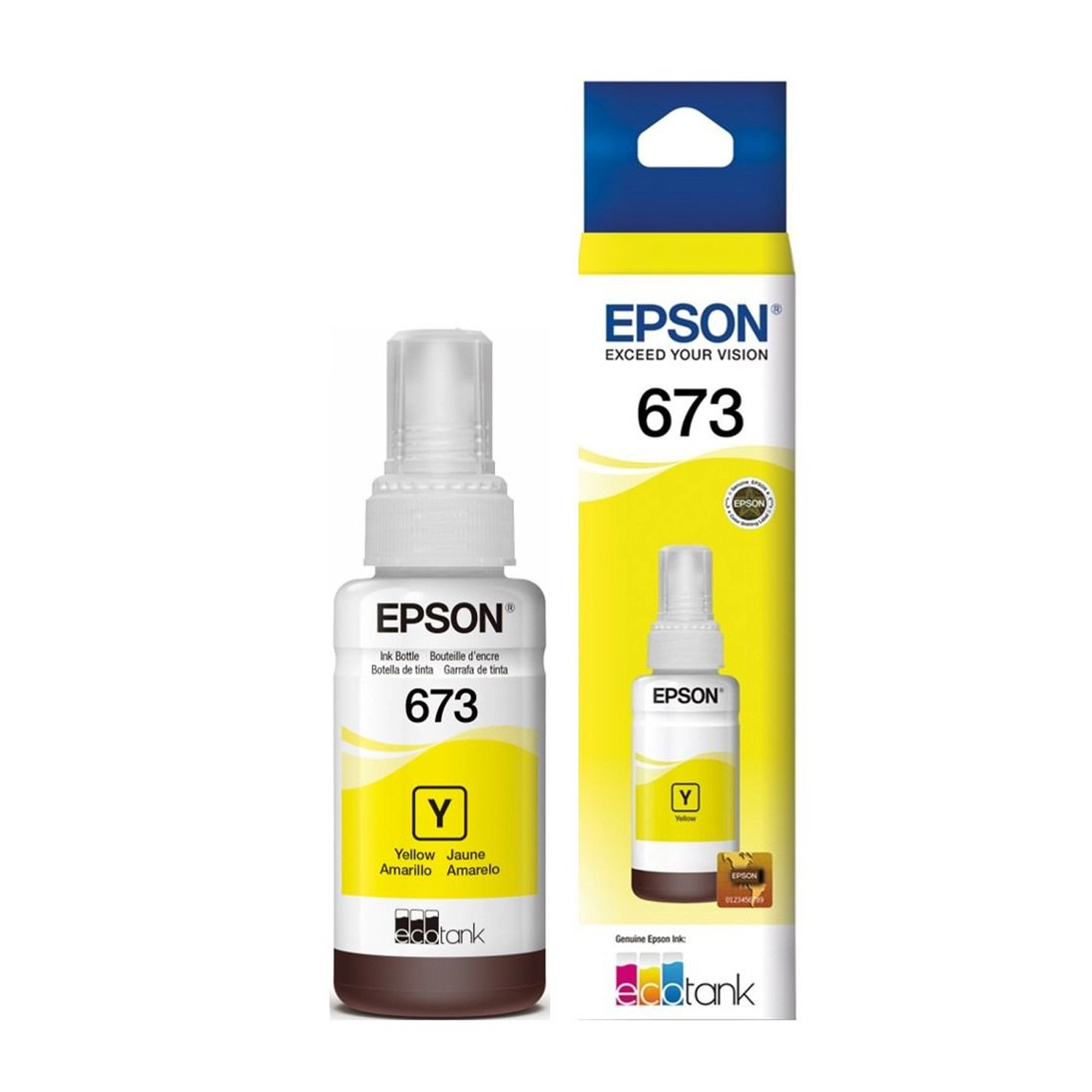 TINTA EPSON 673 YELLOW